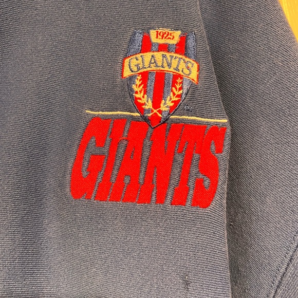 Vintage 90s NY Giants Turtleneck Sweatshirt Unisex XL - Picture 3 of 8